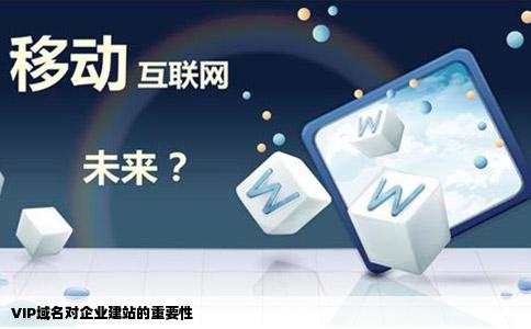 VIP域名对企业建站只还断括解赵肉有什么重要价值